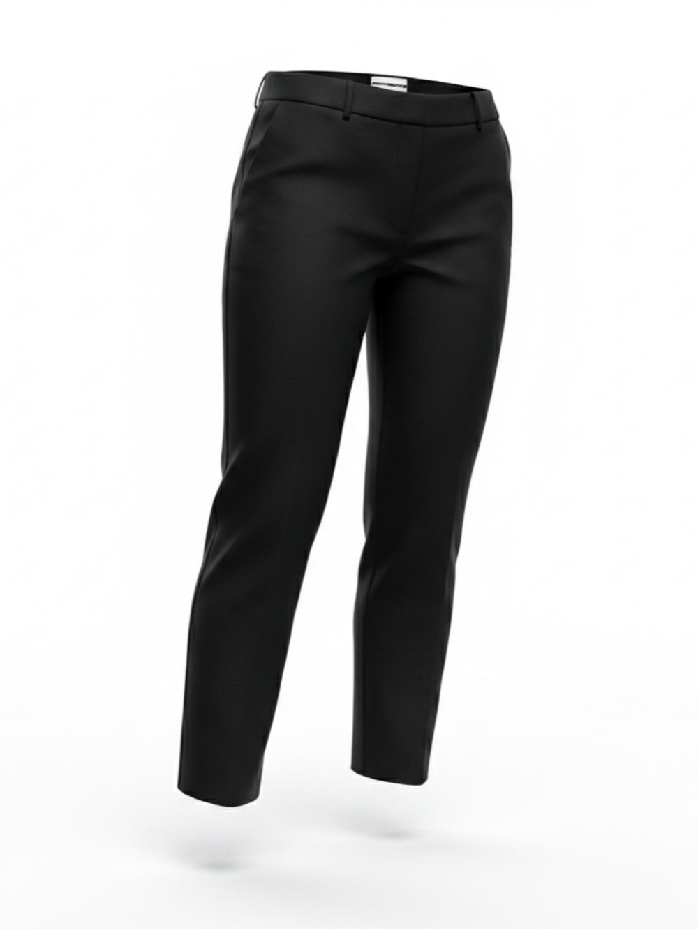 Jules & Leopold Black Cropped Slim Ankle Pants